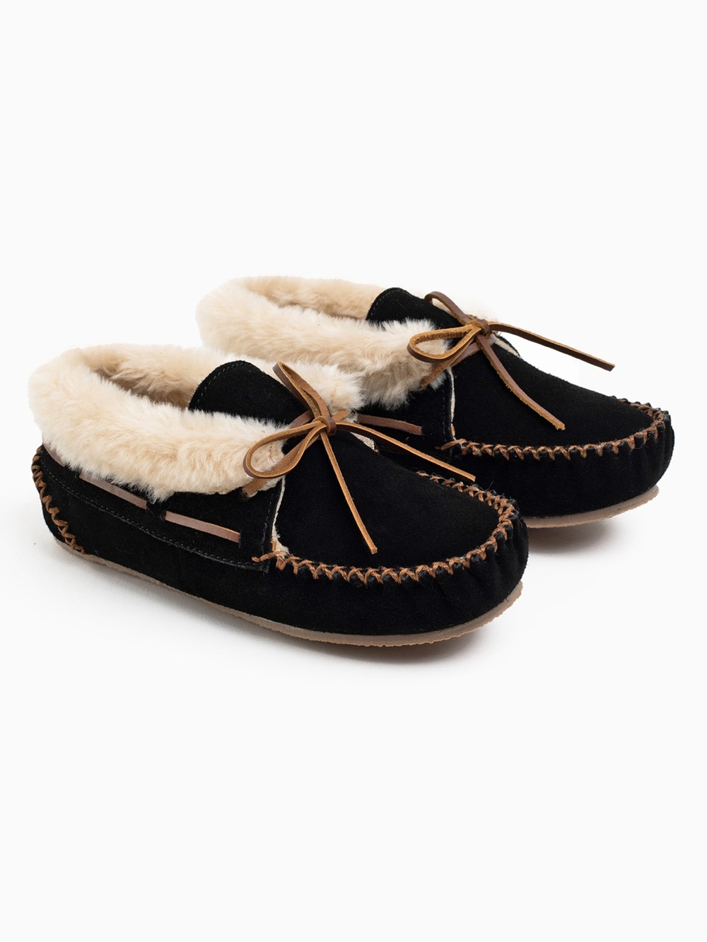 NEW MINNETONKA Moccasins 'Chrissy' in Black and brown size 10